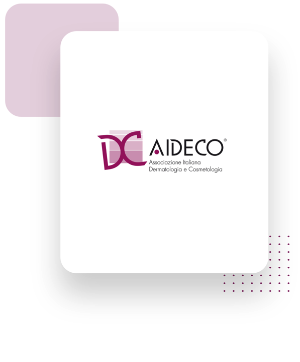 Logo Aideco, Associazione italiana dermatologia e cosmetologia